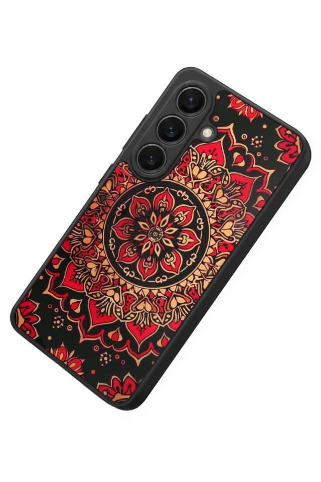 Samsung Galaxy S26 Uyumlu Mandala Tasarımlı Glossy Premium Kılıf