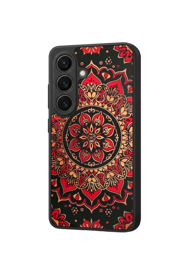Samsung Galaxy S26 Uyumlu Mandala Tasarımlı Glossy Premium Kılıf