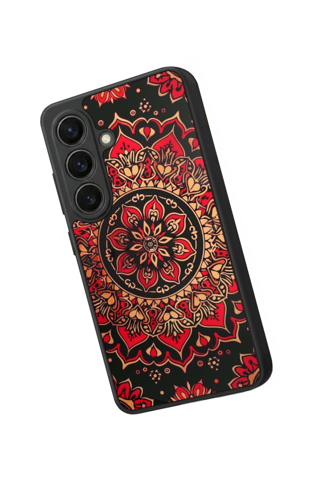 Samsung Galaxy S26 Uyumlu Mandala Tasarımlı Glossy Premium Kılıf