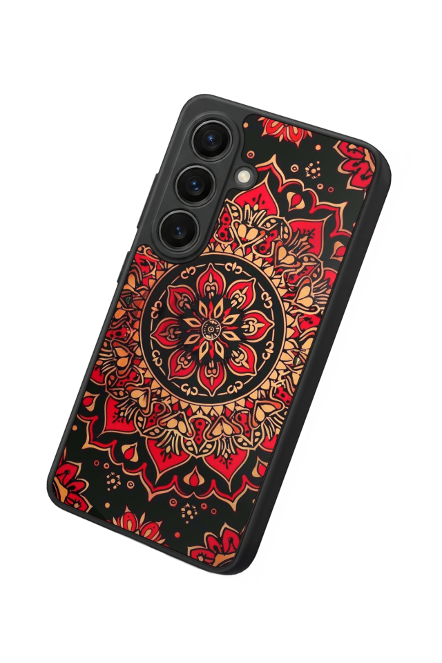 Samsung Galaxy S26 Uyumlu Mandala Tasarımlı Glossy Premium Kılıf