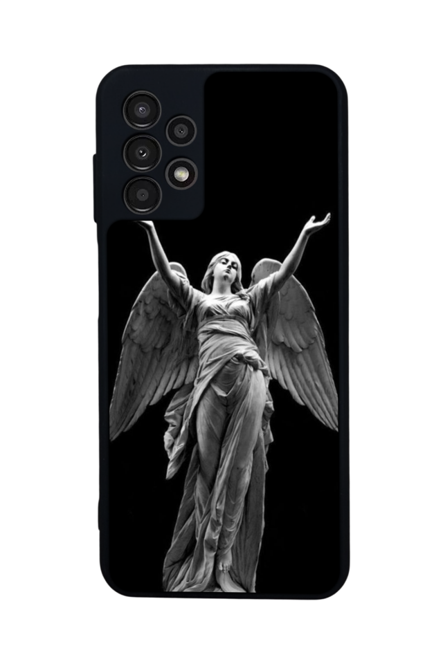 Samsung Galaxy A23 Uyumlu Melek Tasarımlı Glossy Premium Kılıf