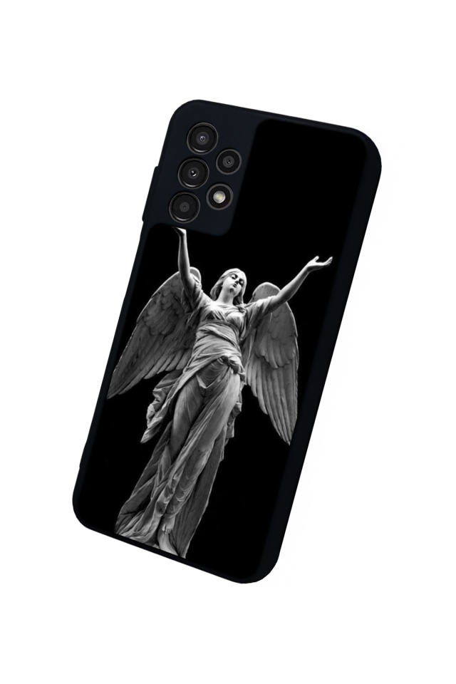 Samsung Galaxy A23 Uyumlu Melek Tasarımlı Glossy Premium Kılıf