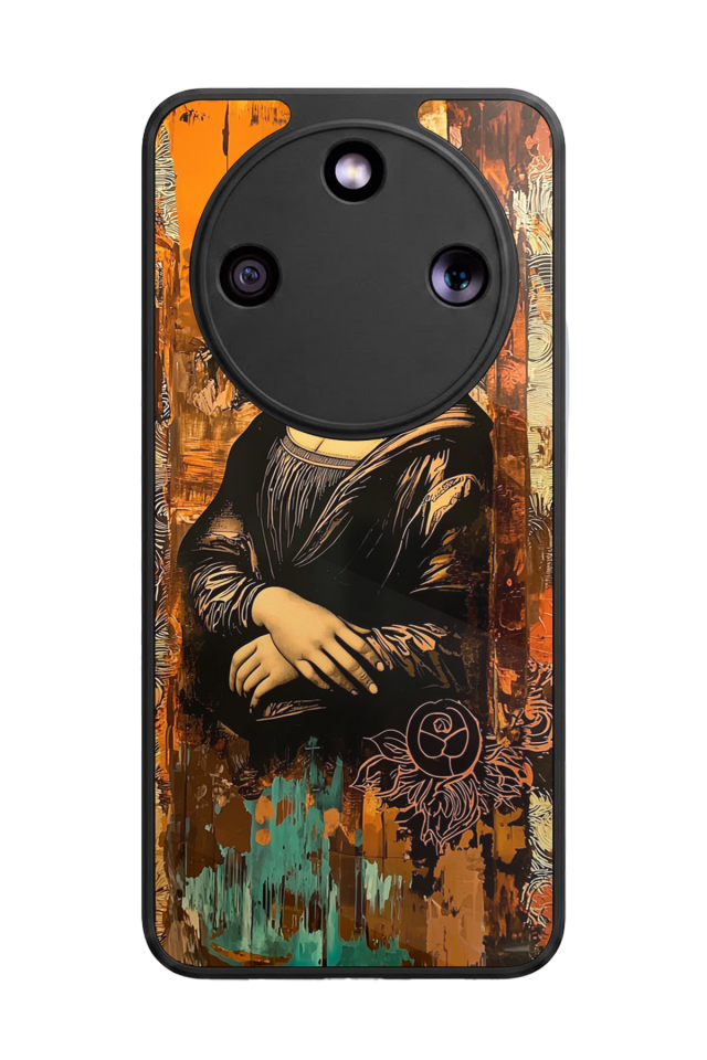 Honor Magic 8 Lite Uyumlu Monalisa Tasarımlı Glossy Premium Kılıf