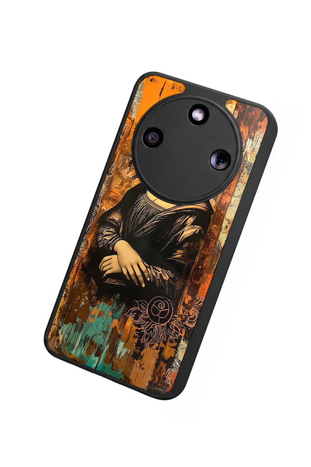 Honor Magic 8 Lite Uyumlu Monalisa Tasarımlı Glossy Premium Kılıf