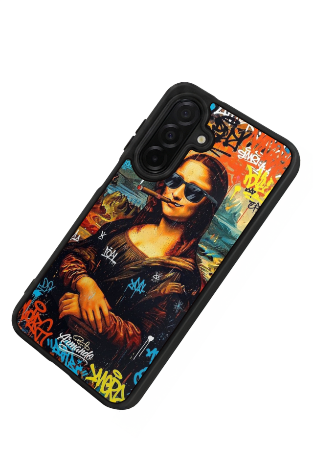Samsung Galaxy A36 Uyumlu Monalisa Tasarımlı Glossy Premium Kılıf