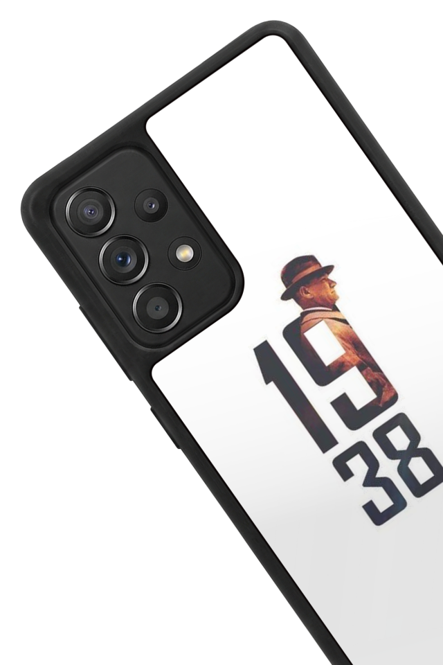 Samsung Galaxy A72 Uyumlu Mustafa Kemal Ataturk Tasarımlı Glossy Premium Kılıf