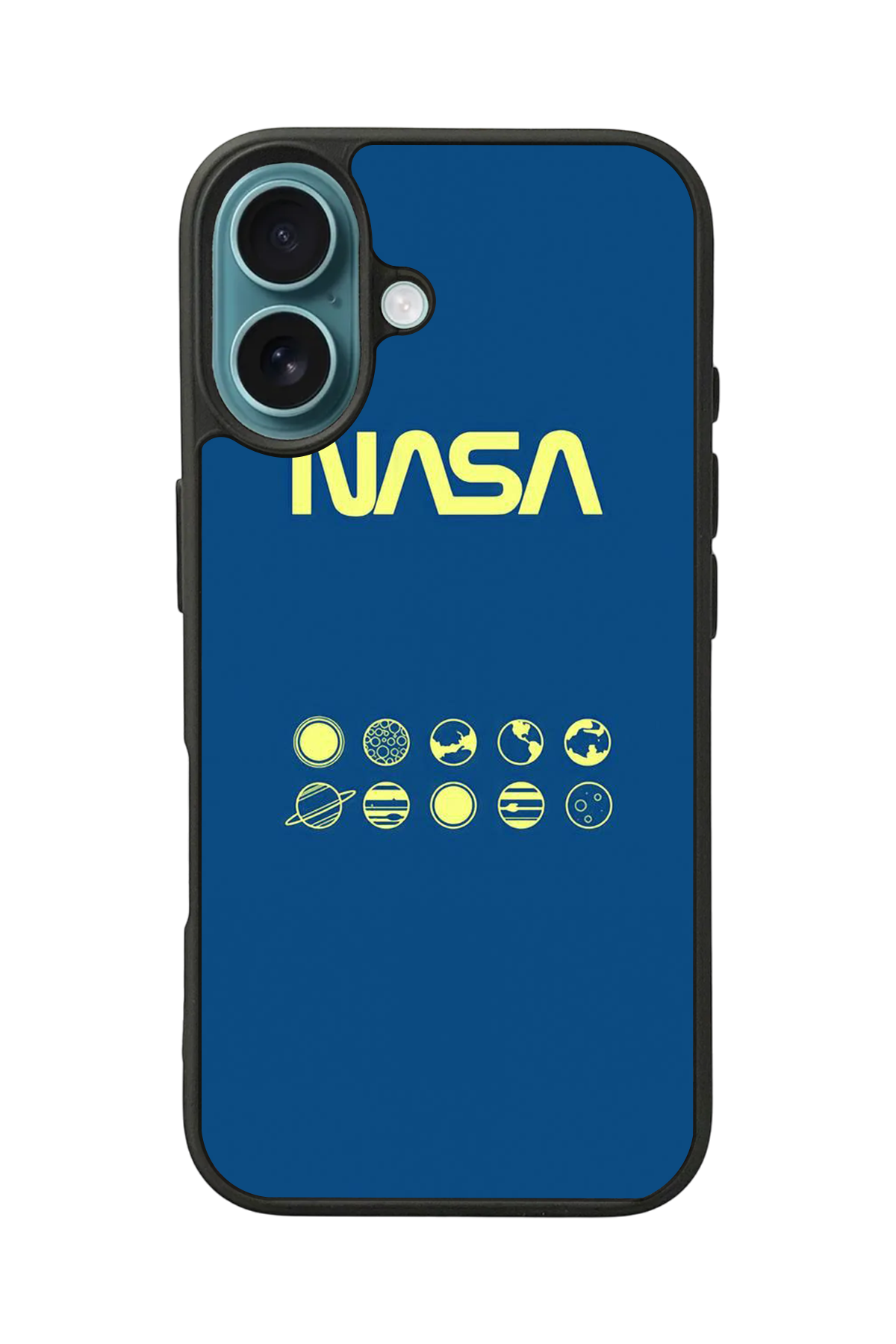 iPhone 16 Plus Uyumlu Nasa Tasarımlı Glossy Premium Kılıf