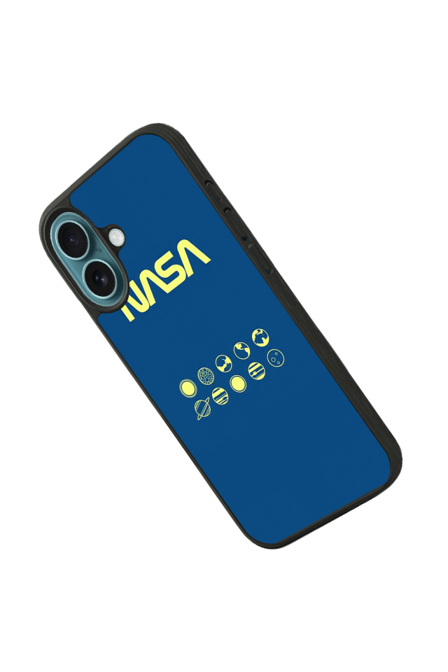 iPhone 16 Plus Uyumlu Nasa Tasarımlı Glossy Premium Kılıf
