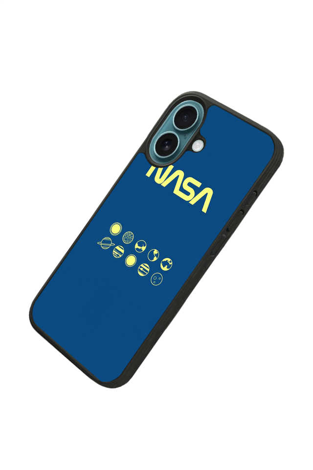 iPhone 16 Plus Uyumlu Nasa Tasarımlı Glossy Premium Kılıf