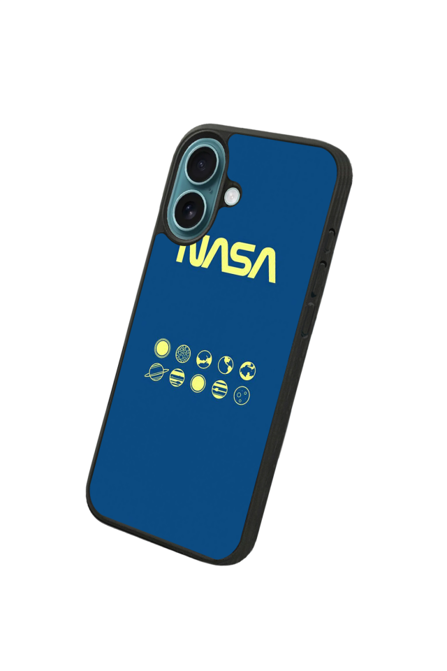 iPhone 16 Plus Uyumlu Nasa Tasarımlı Glossy Premium Kılıf