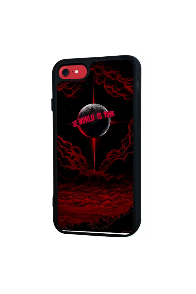 iPhone SE Uyumlu Scarface Tasarımlı Glossy Premium Kılıf