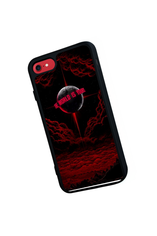 iPhone SE Uyumlu Scarface Tasarımlı Glossy Premium Kılıf