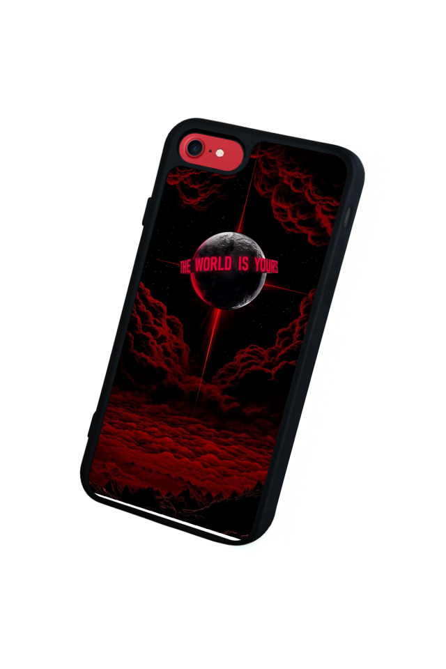 iPhone SE Uyumlu Scarface Tasarımlı Glossy Premium Kılıf