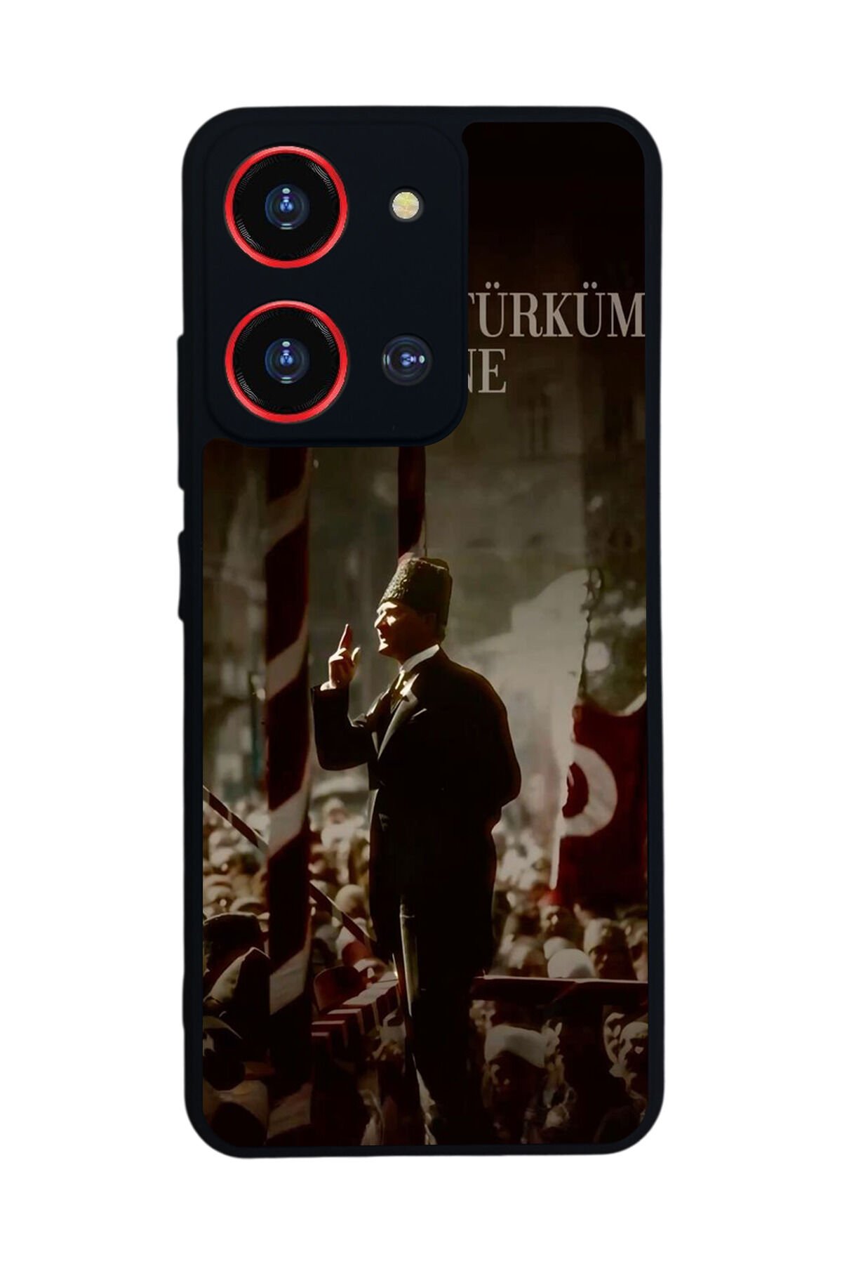 Reeder S19 Max Pro S 108MP Uyumlu Mustafa Kemal Ataturk Tasarımlı Glossy Premium Kılıf