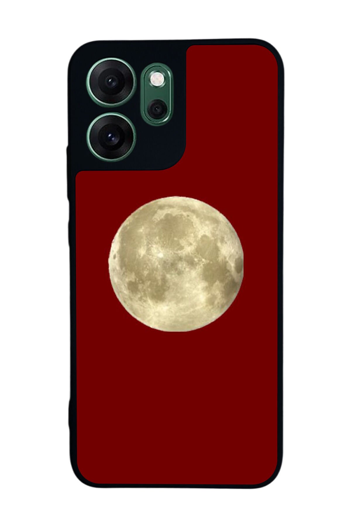 Oppo Reno 14F Uyumlu Kirmizi Tasarımlı Glossy Premium Kılıf