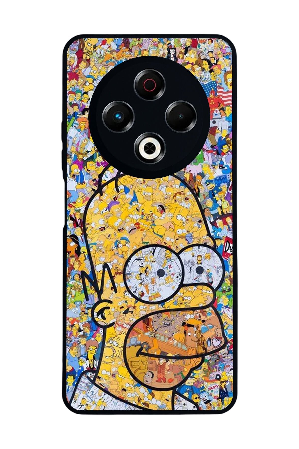 Tecno Spark 30 Uyumlu The Simpsons Tasarımlı Glossy Premium Kılıf