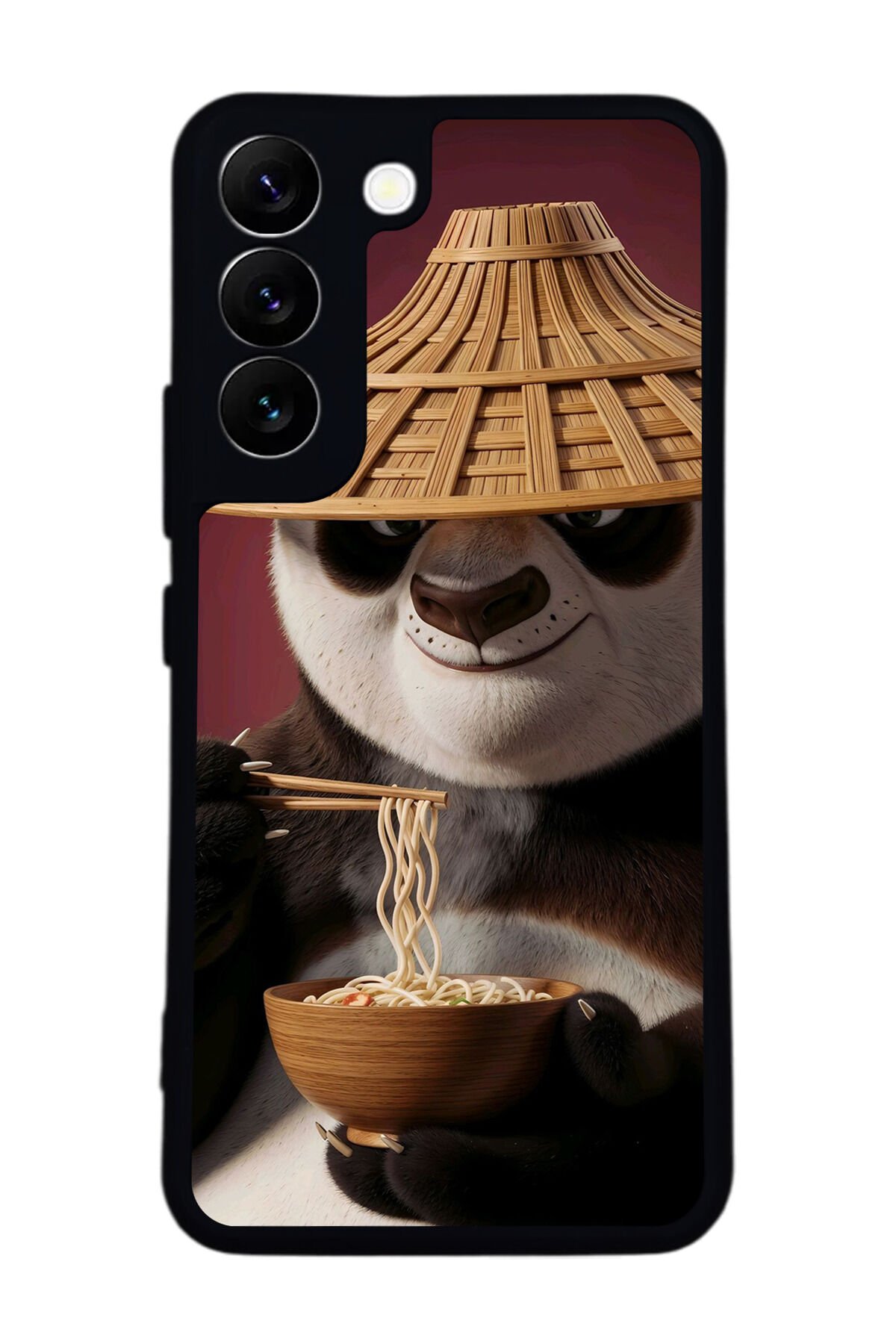 Samsung Galaxy S22 Uyumlu Kung Fu Panda Tasarımlı Glossy Premium Kılıf