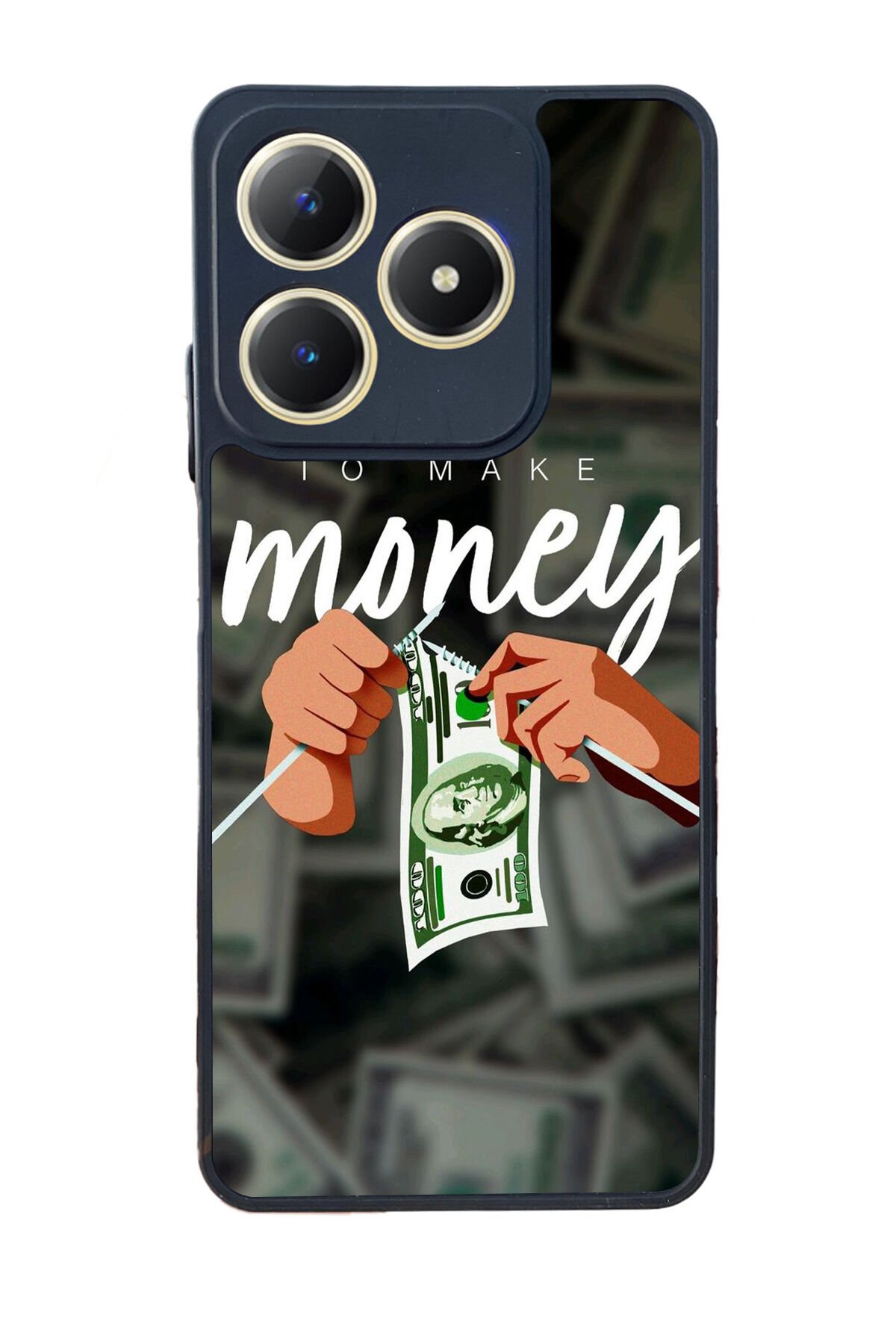 Realme C63 Mat Uyumlu Siyah Kılıf – Yumuşak Silikon, Koruyucu, Şok Emici Kapak