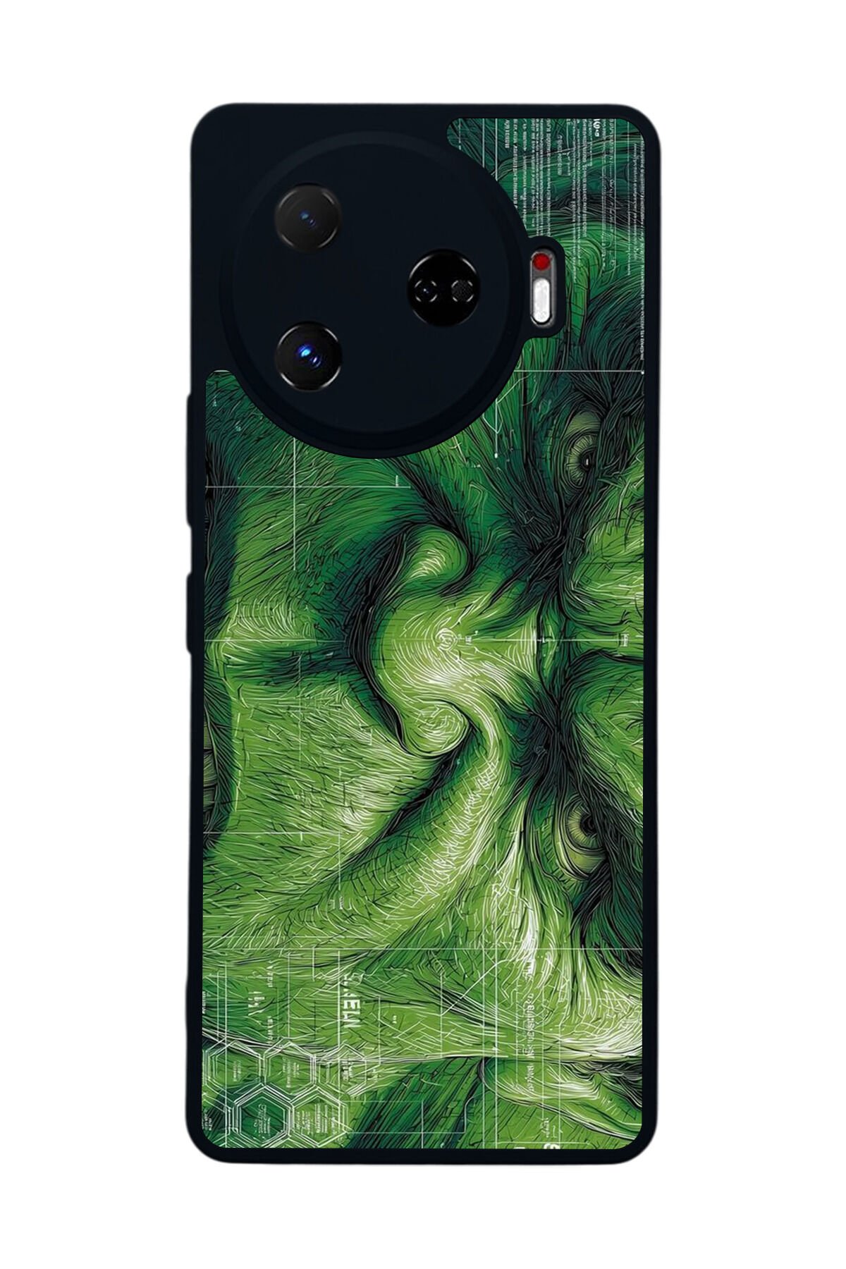 Tecno Camon 30 Pro Uyumlu Hulk Tasarımlı Glossy Premium Kılıf