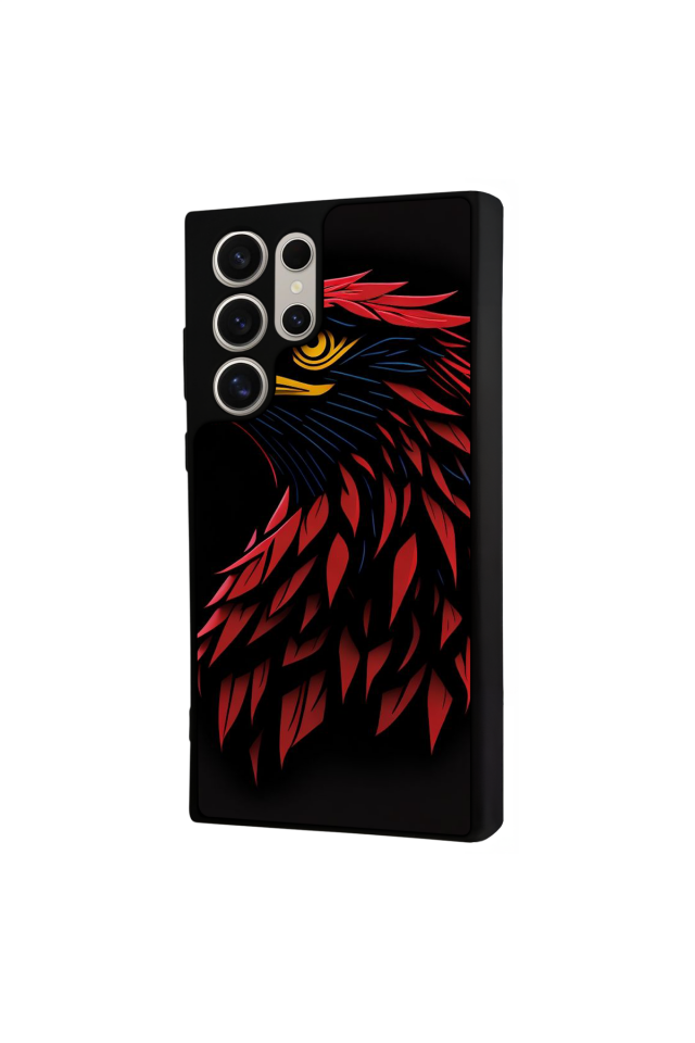 Samsung Galaxy S24 Ultra Uyumlu Besiktas Tasarımlı Glossy Premium Kılıf