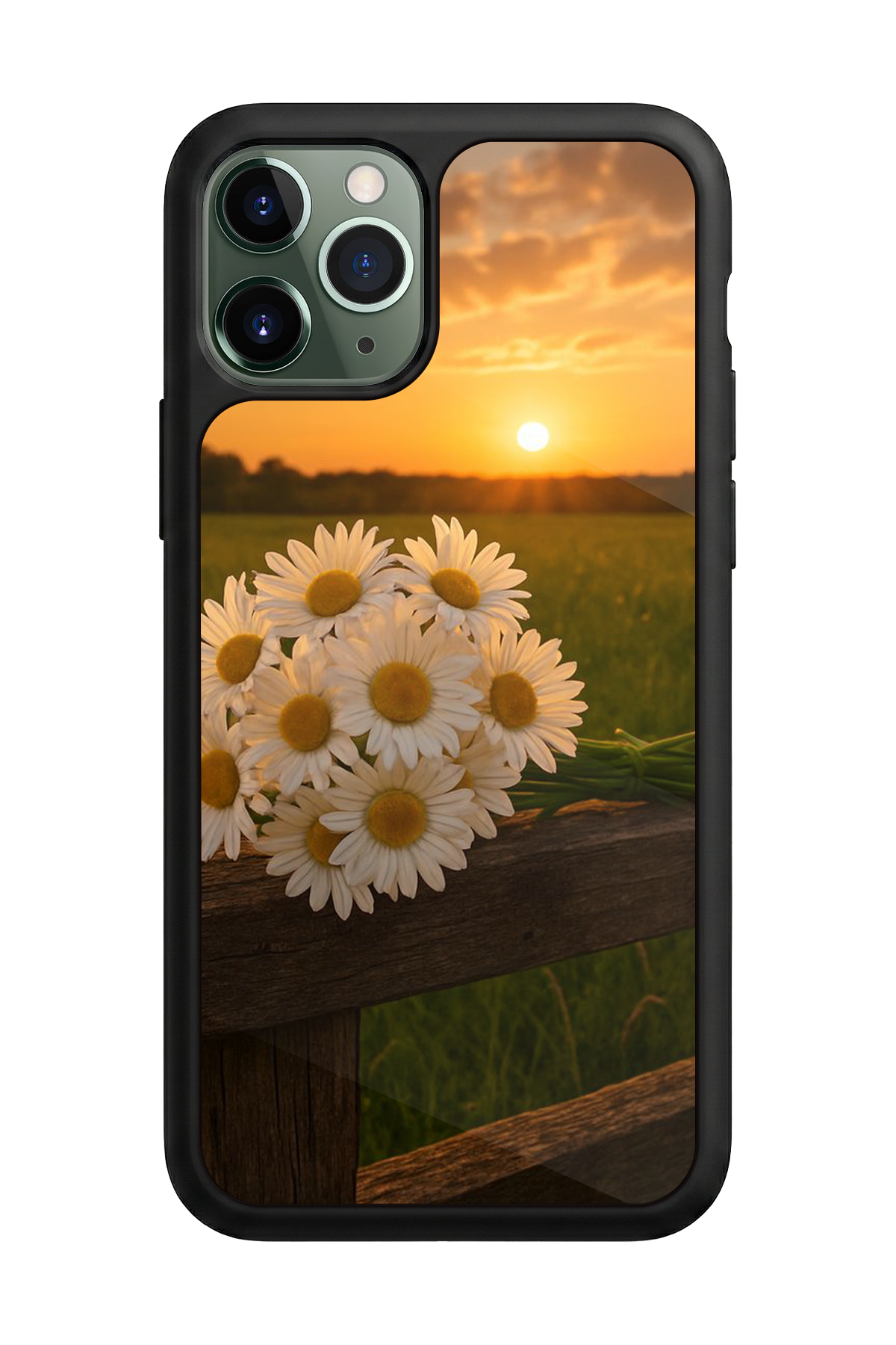 iPhone 11 Pro Max Uyumlu Cicek Tasarımlı Glossy Premium Kılıf