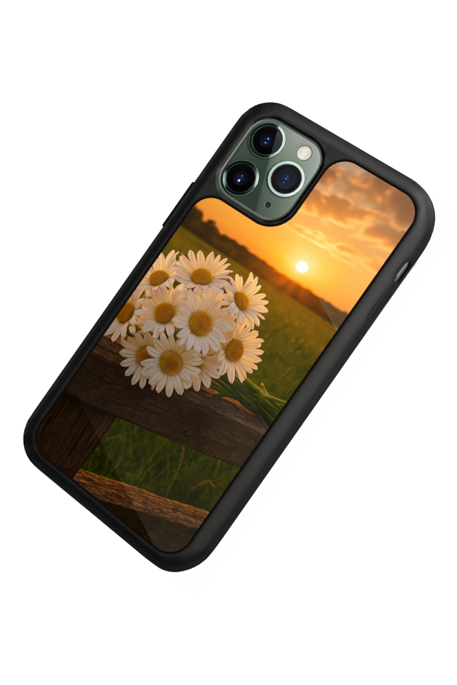 iPhone 11 Pro Max Uyumlu Cicek Tasarımlı Glossy Premium Kılıf