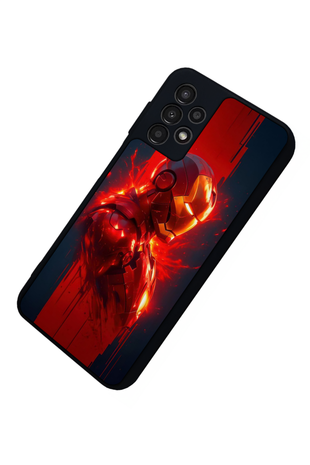 Samsung Galaxy A13 Uyumlu  Iron Man ( Demir Adam ) Tasarımlı Glossy Premium Kılıf