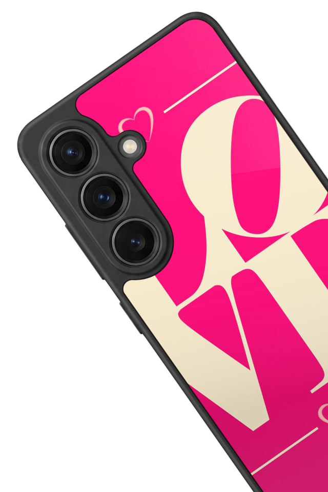 Samsung Galaxy S26 Uyumlu Love Tasarımlı Glossy Premium Kılıf