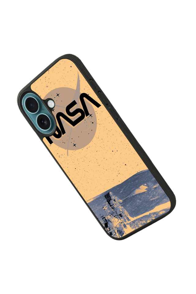 iPhone 16 Plus Uyumlu Nasa Tasarımlı Glossy Premium Kılıf