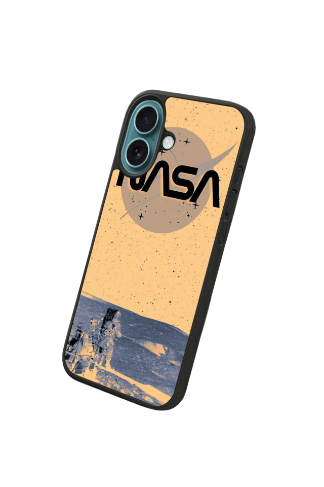 iPhone 16 Plus Uyumlu Nasa Tasarımlı Glossy Premium Kılıf