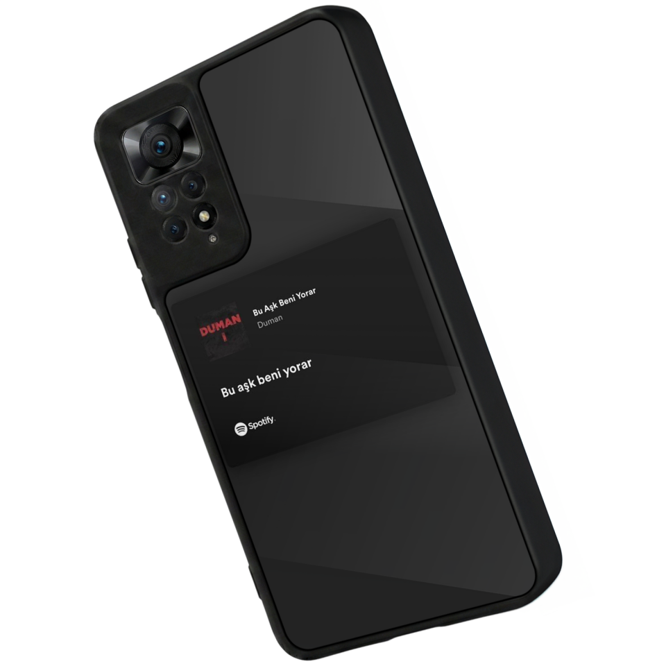 Xiaomi Redmi Note 11 Pro Uyumlu Sarki Sozleri Tasarımlı Glossy Premium Kılıf
