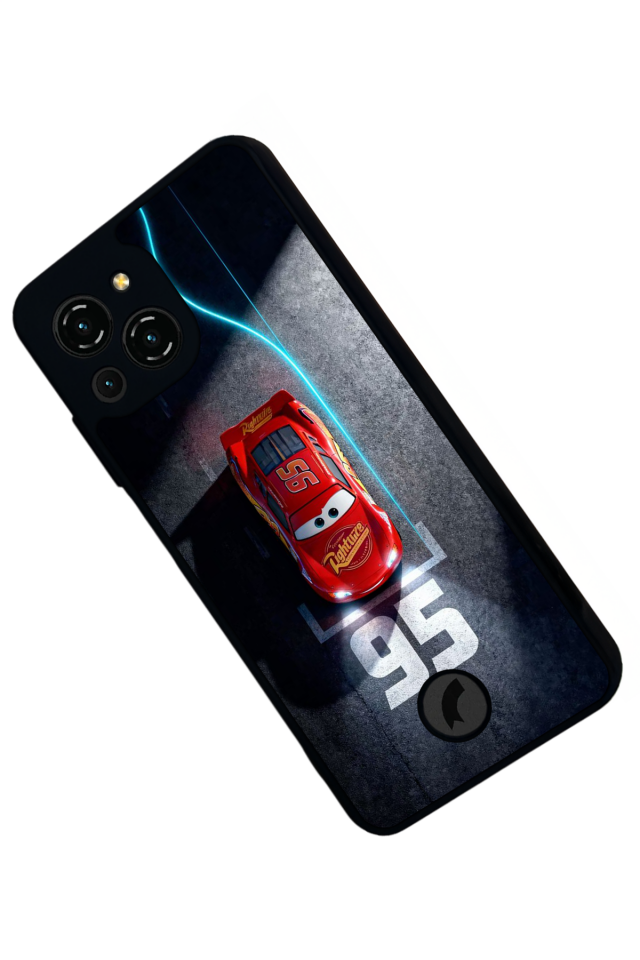 Reeder S23 Pro Max Uyumlu Simsek McQueen Tasarımlı Glossy Premium Kılıf