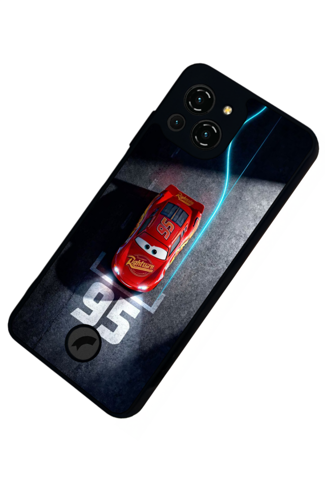 Reeder S23 Pro Max Uyumlu Simsek McQueen Tasarımlı Glossy Premium Kılıf