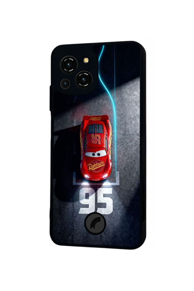 Reeder S23 Pro Max Uyumlu Simsek McQueen Tasarımlı Glossy Premium Kılıf