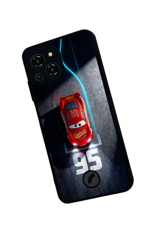 Reeder S23 Pro Max Uyumlu Simsek McQueen Tasarımlı Glossy Premium Kılıf