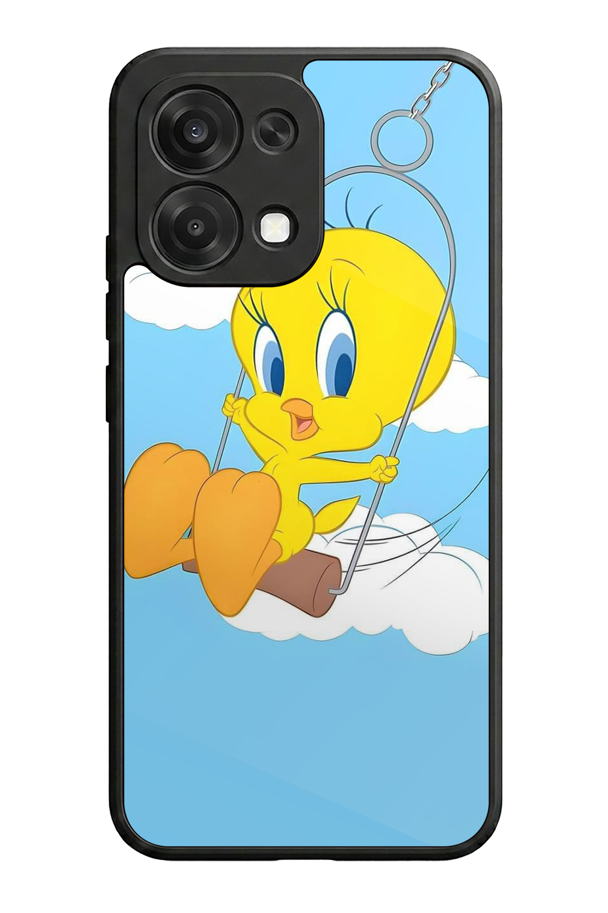 Oppo A6 Pro Uyumlu Tweety Tasarımlı Glossy Premium Kılıf