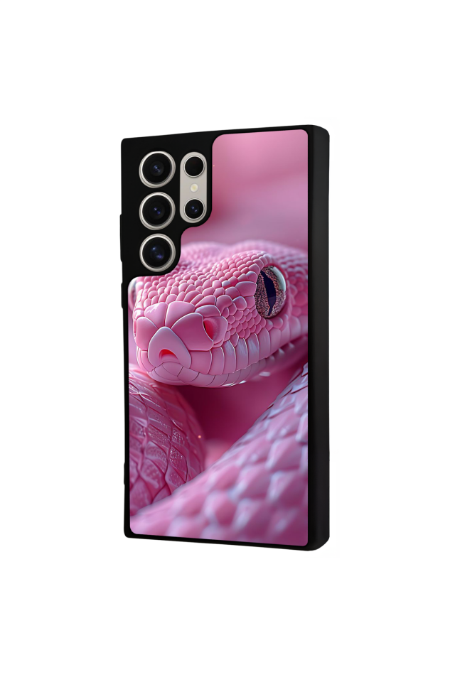 Samsung Galaxy S24 Ultra Uyumlu Yılan Tasarımlı Glossy Premium Kılıf