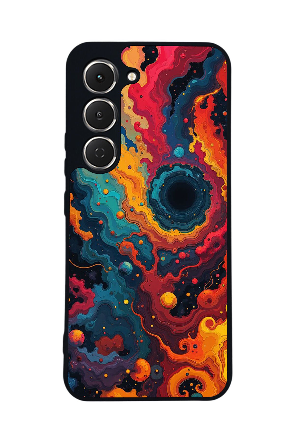 Tecno Spark 40 Pro Uyumlu Abstract Tasarımlı Glossy Premium Kılıf