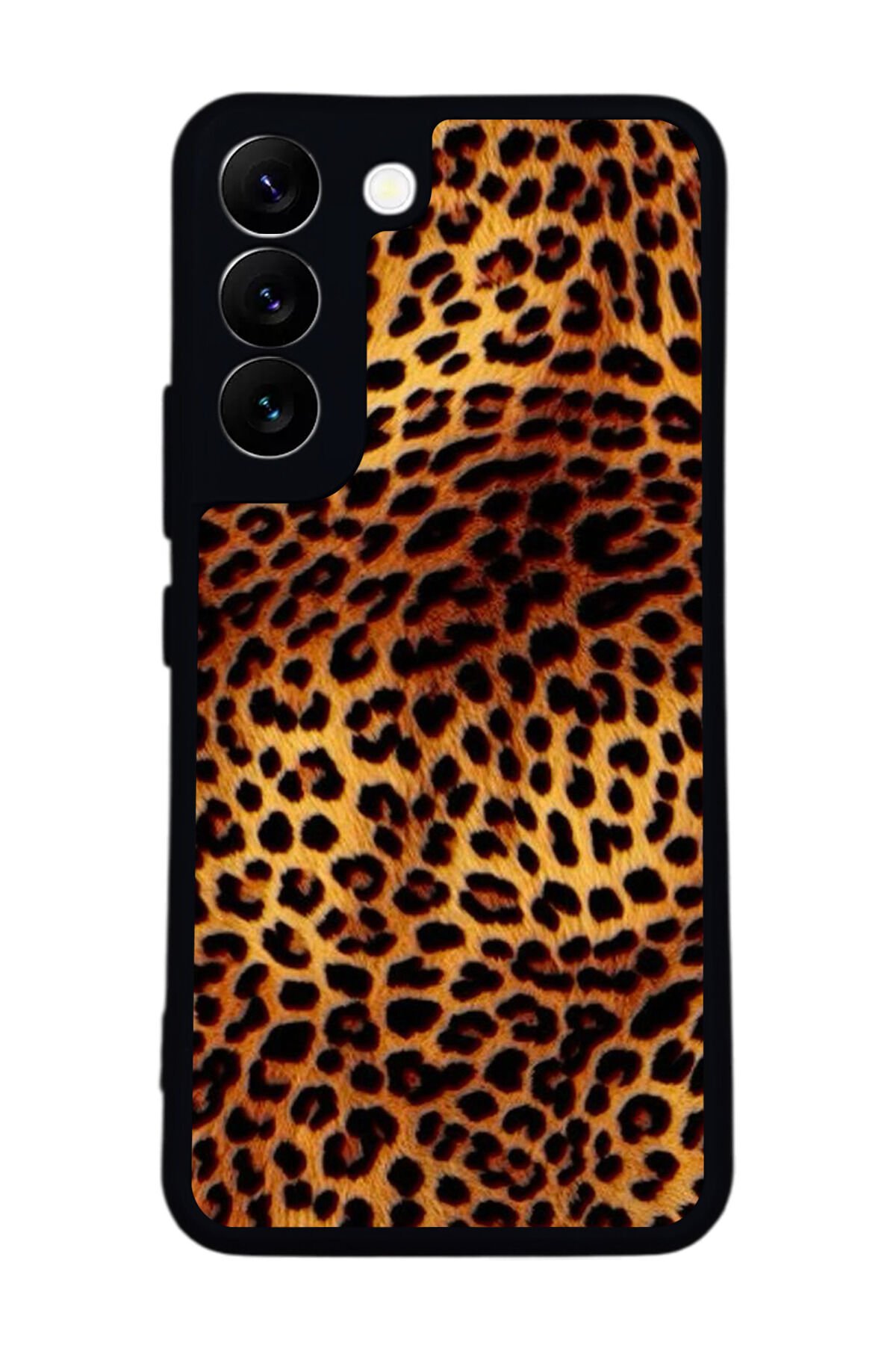 Samsung Galaxy S22 Uyumlu Leopar Tasarımlı Glossy Premium Kılıf