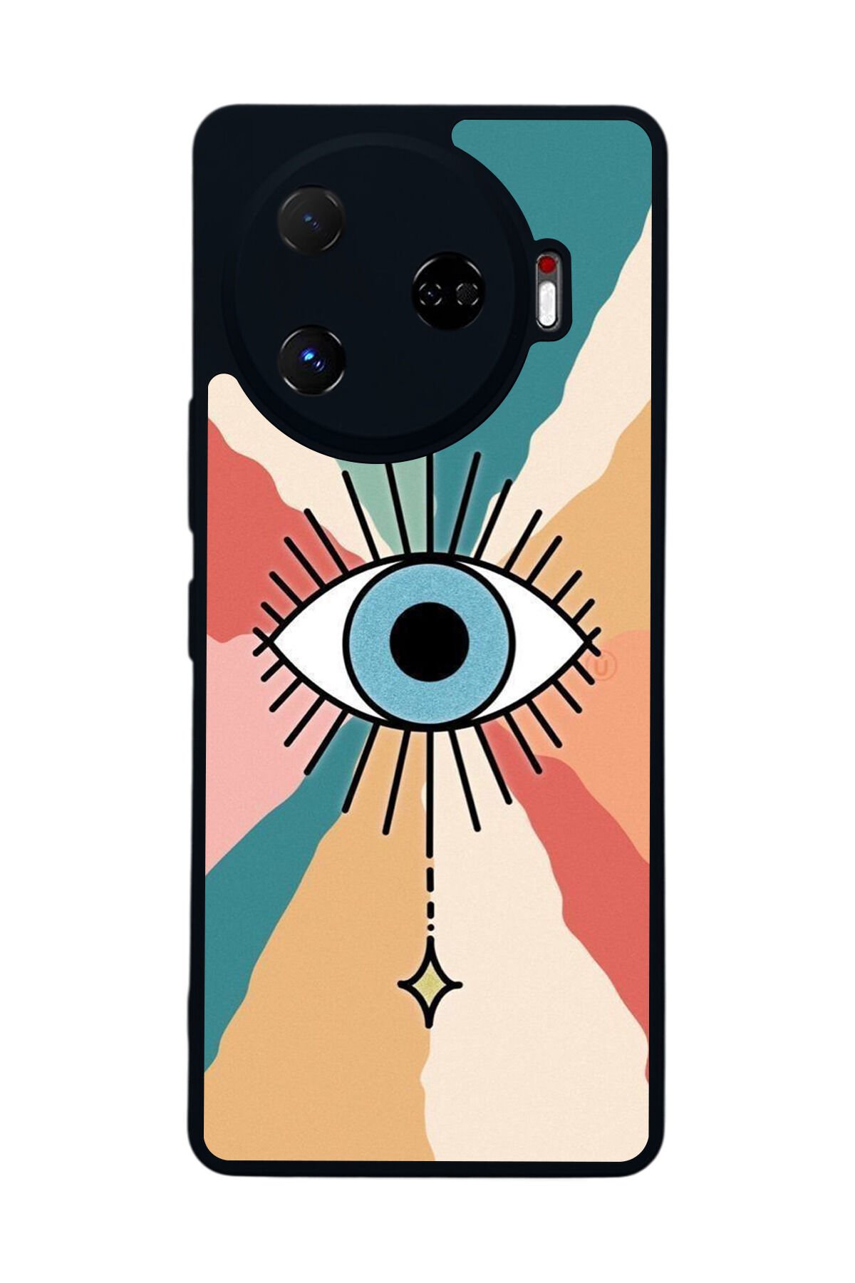 Tecno Camon 30 Pro Uyumlu Göz Tasarımlı Glossy Premium Kılıf