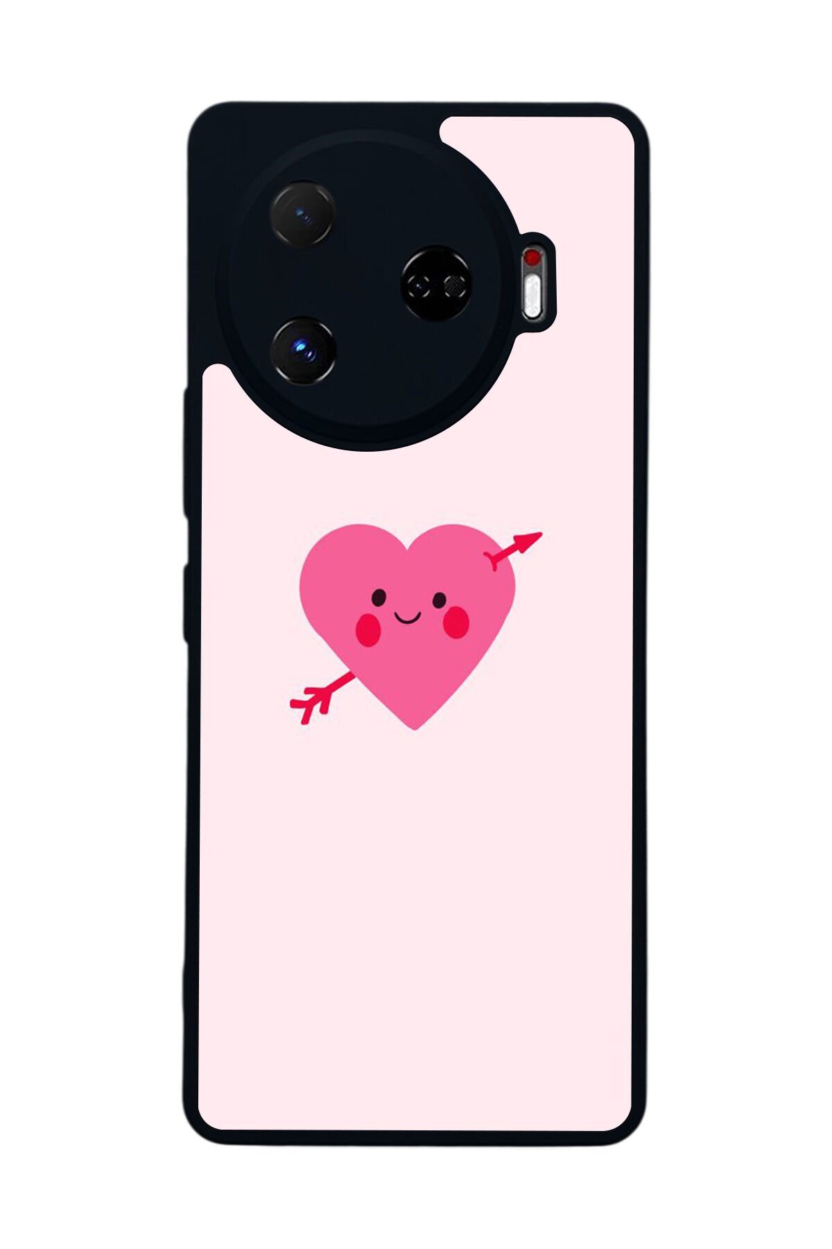 Tecno Camon 30 Pro Uyumlu Kalp Love Tasarımlı Glossy Premium Kılıf