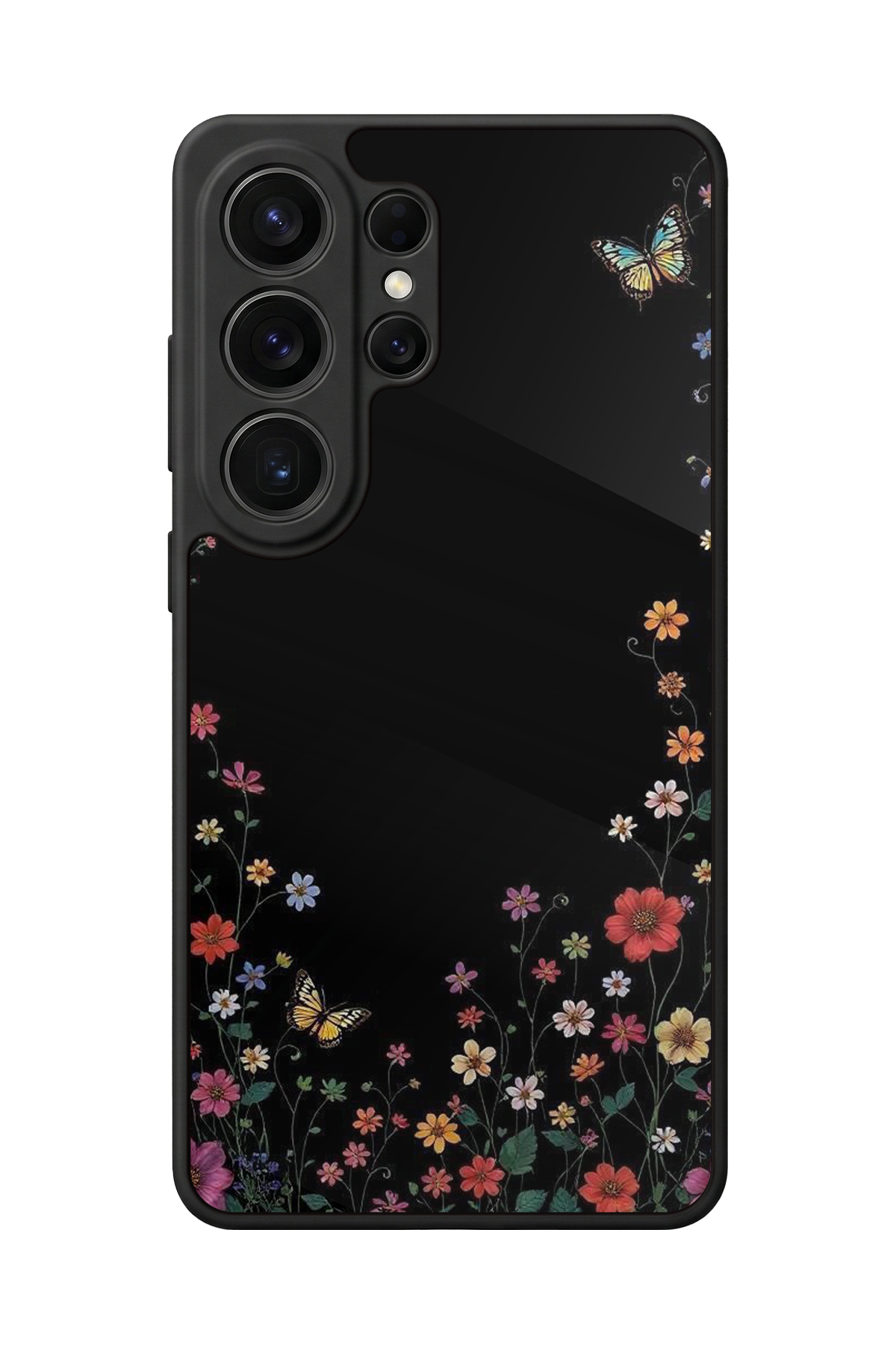 Samsung Galaxy S26 Ultra Uyumlu Floral Tasarımlı Glossy Premium Kılıf