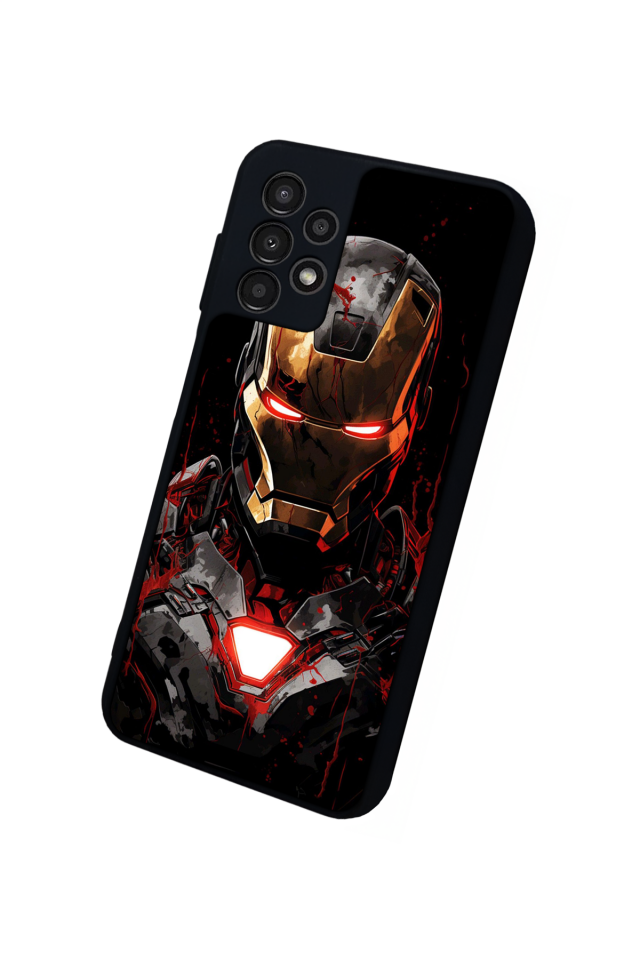 Samsung Galaxy A13 Uyumlu  Iron Man ( Demir Adam ) Tasarımlı Glossy Premium Kılıf