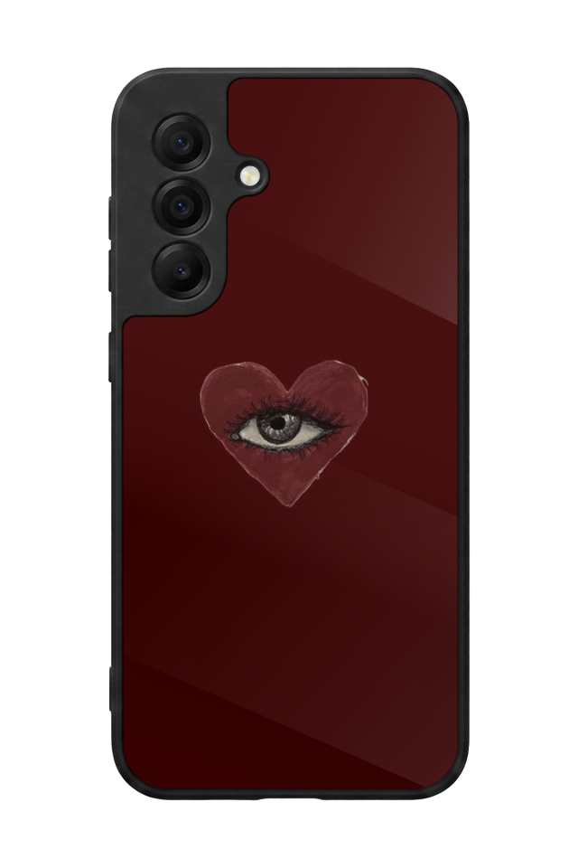 Samsung Galaxy A17 Uyumlu Kalp Love Tasarımlı Glossy Premium Kılıf