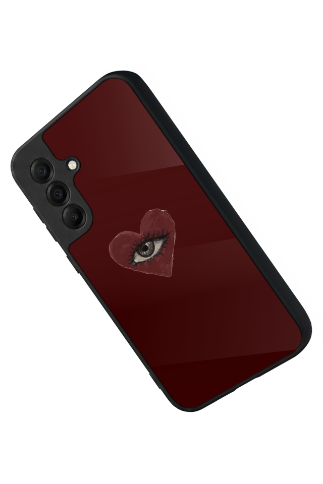 Samsung Galaxy A17 Uyumlu Kalp Love Tasarımlı Glossy Premium Kılıf