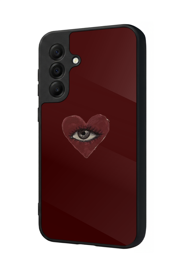 Samsung Galaxy A17 Uyumlu Kalp Love Tasarımlı Glossy Premium Kılıf