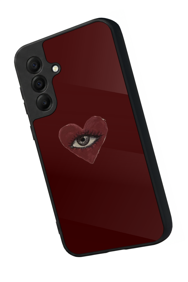Samsung Galaxy A17 Uyumlu Kalp Love Tasarımlı Glossy Premium Kılıf