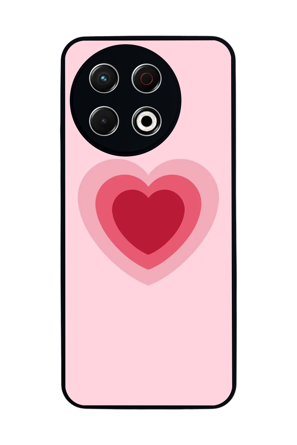 Tecno Spark 30 Pro Uyumlu Kalp Love Tasarımlı Glossy Premium Kılıf