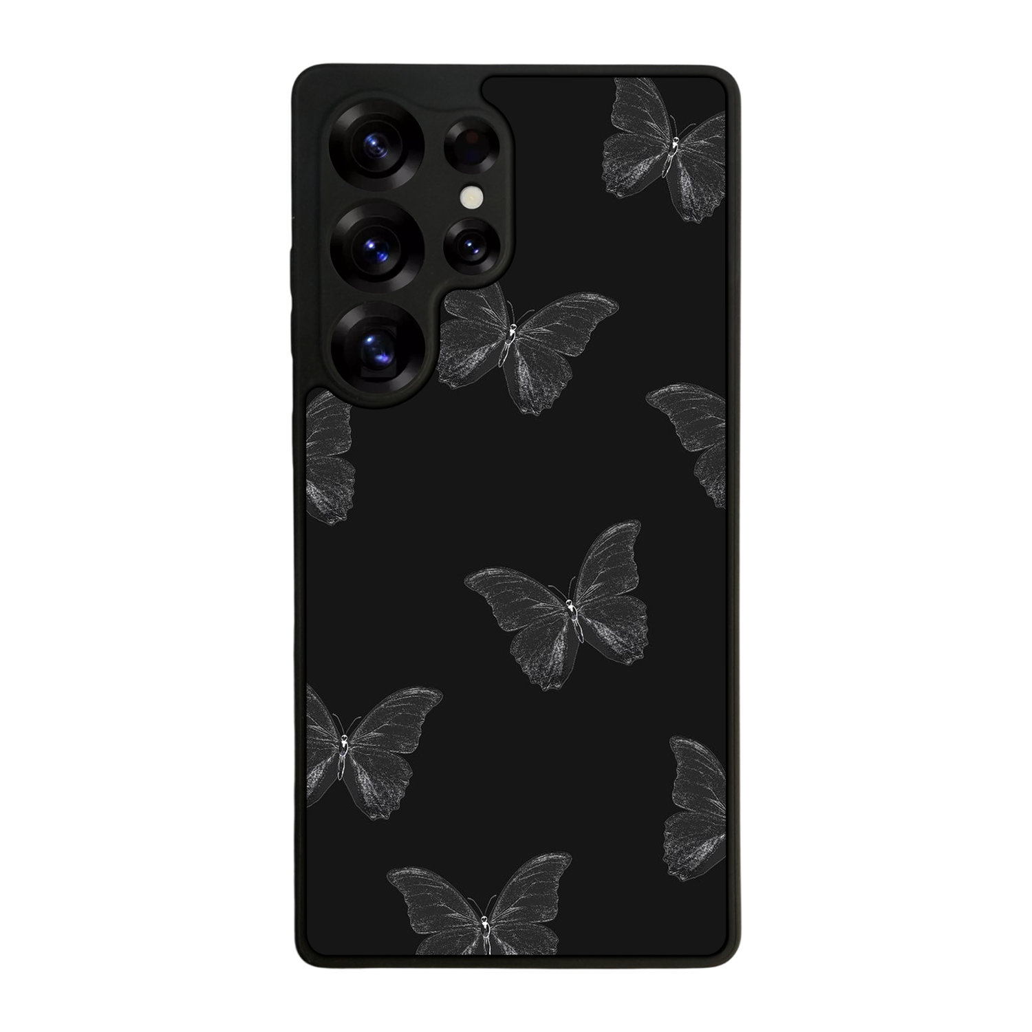 Samsung Galaxy S25 Ultra Uyumlu Kelebek Tasarımlı Glossy Premium Kılıf