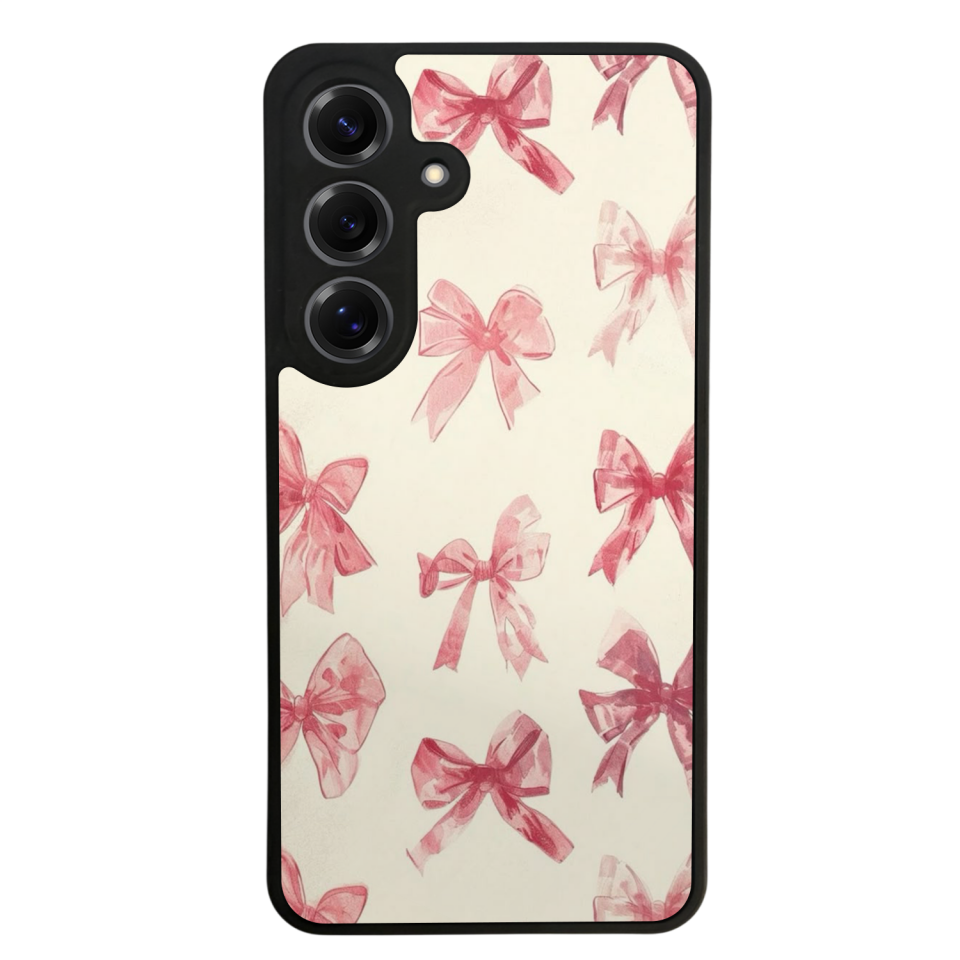 Samsung Galaxy S25 Uyumlu Kurdele Tasarımlı Glossy Premium Kılıf